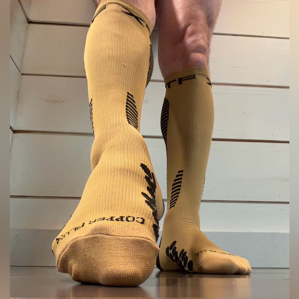 Yellow Compression Athletic Socks - image 4